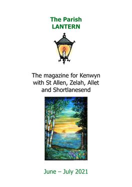 The Parish LANTERN the Magazine for Kenwyn with St Allen, Zelah