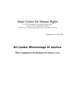 Asian Centre for Human Rights