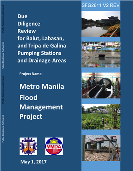 Minutes of Public Consultation Labasan Pumping Station October 12, 2016, 8:30 – 10:30Am Barangay Hall, Barangay Napindan, Taguig City