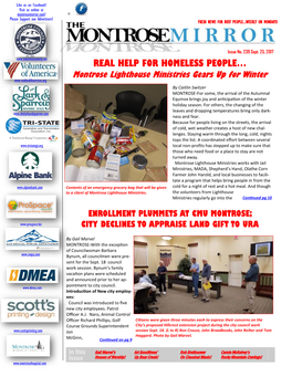 Real Help for Homeless People…