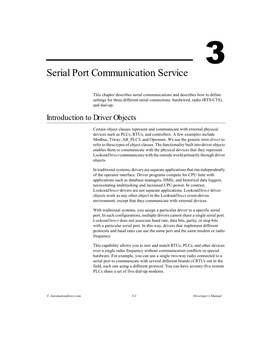 Serial Port Communication Service 3