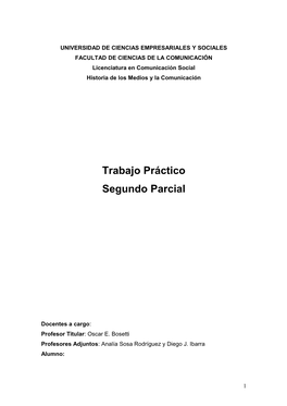 Trabajo Práctico Segundo Parcial