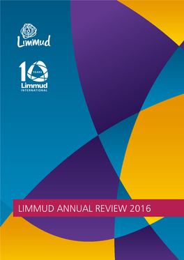 Limmud Annual Review 2016 Limmud EVENTS in 2016