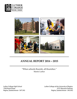 Annual Report 2014 – 2015