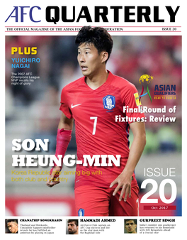 SON HEUNG-MIN Korea Republic Star Aiming Big with ISSUE Both Club and Country
