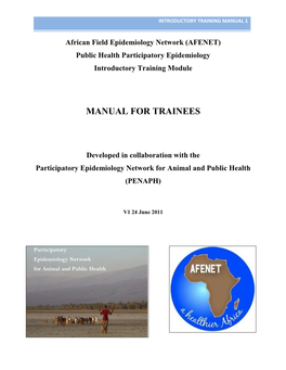 Manual for Trainees