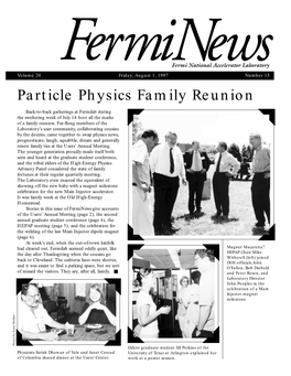 Particle Physics Family Reunion