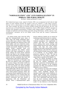 Normalization and Anti-Normalization in Jordan