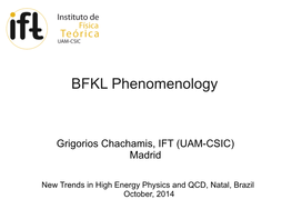 BFKL Phenomenology