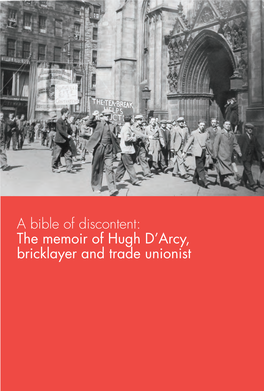 The Memoir of Hugh D'arcy, Bricklayer and Trade Unionist