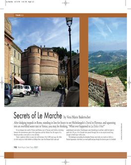 Secrets of Le Marche
