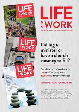 Calling a Minister Or Have a Church Vacancy to Fill?