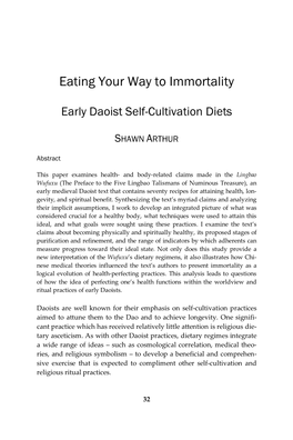 Eating Your Way to Immortality