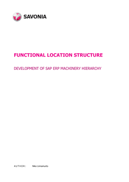 Functional Location Structure