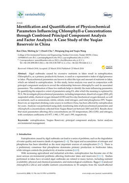 Identification and Quantification of Physicochemical Parameters