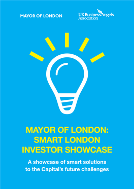 Mayor of London: Smart London Investor Showcase