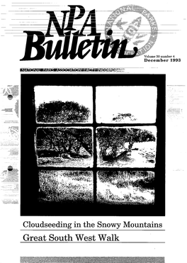 Great South West Walk NPA BULLETIN Volume30number4 December 1993