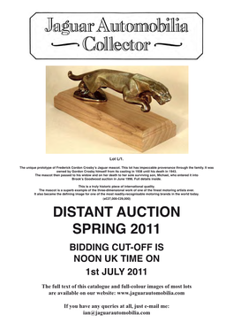 Distant Auction Spring 2011