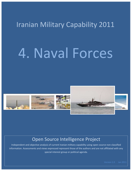 Iranian Military Capability Using Open-Source Non-Classified Information
