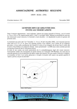 Aas Ci 133 Novembre 2009