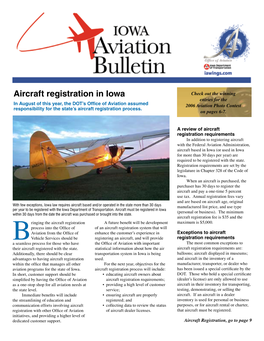 Aircraft Registration in Iowa