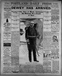Portland Daily Press: September 27, 1899