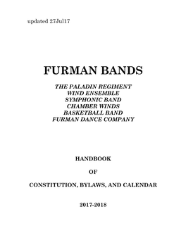 Furman Bands