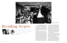 When John T. Scopes Visited Peabody 36 Years Ago, It Had Been 45 Years