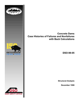 Concrete Dams Case Histories of Failures and Nonfailures with Back Calculations