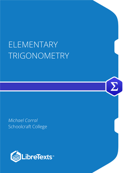 Elementary Trigonometry