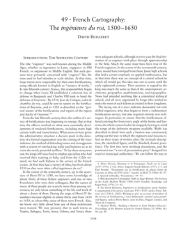 49 • French Cartography: the Ingénieurs Du Roi, 1500–1650