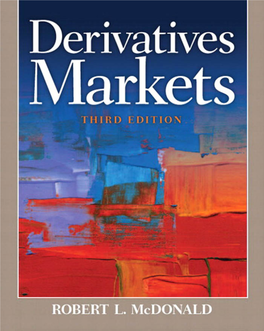 Derivatives Markets the Pearson Series in Finance