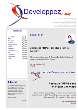 PHP Java/Eclipse Page 2 PHP Page 8 Dev