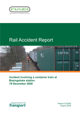 Rail Accident Report