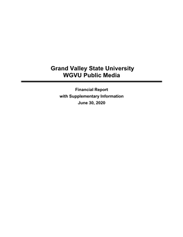 Grand Valley State University WGVU Public Media