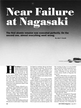 Near Failure at Nagasaki