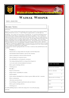 Waimak Whisper