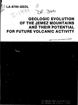 Geologic Evolution of the Jemez Mountains and Their Potential for Future Volcanic Activity