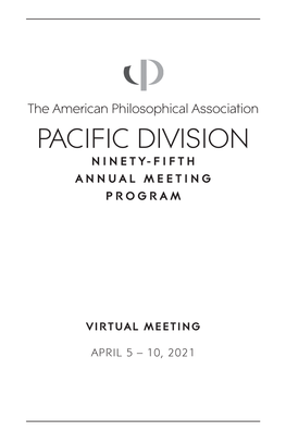 Download the 2021 APA Pacific Division Meeting Program