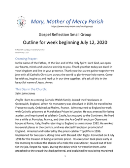 Mary, Mother of Mercy Parish