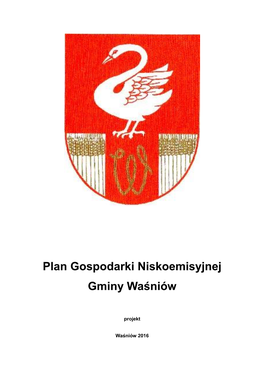 Plan Gospodarki Niskoemisyjnej Gminy Waśniów