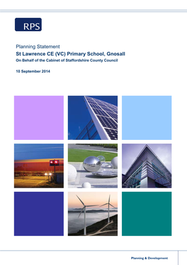 Primary School, Gnosall on Behalf of the Cabinet of Staffordshire County Council