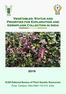 Status and Priorities for Exploration and Germplasm Collection in India