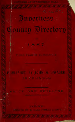 Inverness County Directory for 1887[-1920.]