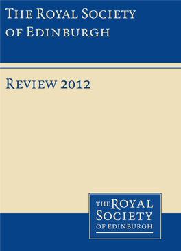 Review 2012 the Royal Society of Edinburgh