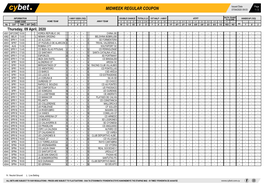 Midweek Regular Coupon 07/04/2020 09:03 1 / 2