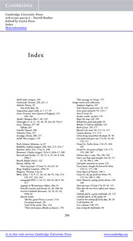 Purcell Studies Edited by Curtis Price Index More Information