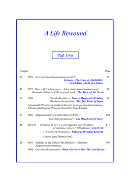 Peter Morley – a Life Rewound