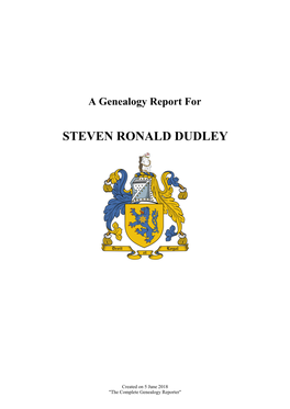 Steven Ronald Dudley