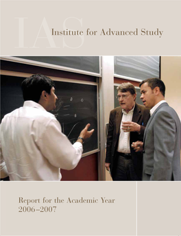 Report for the Academic Year 2006-2007